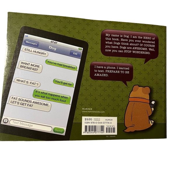 Texts‎ From Dog Book By October Jones Paperback Text Screen Prints Hilarious Dog - Picture 10 of 11